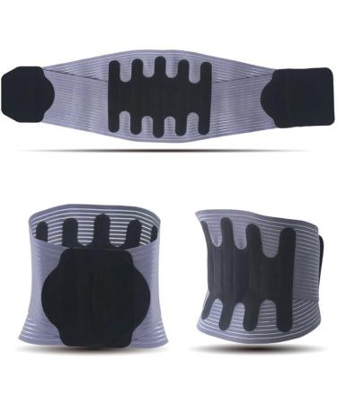 Breathable Lower Back Bandage for Pain Relief | Lumbar Support for Herniated Disc | Orthopedic Waist Trainer for Men & Women - Black XXXL - Buy Online on GoSupps.com