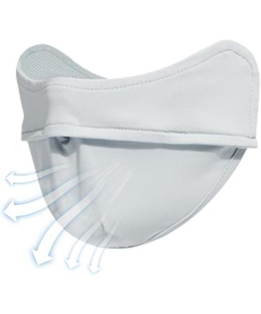 Missmisq UV Protection Face Cover - Adjustable UPF 50+ Sun Mask for Women | Washable Sports Facial Cover for Hiking & Mountaineering - Gray - Buy Online on GoSupps.com