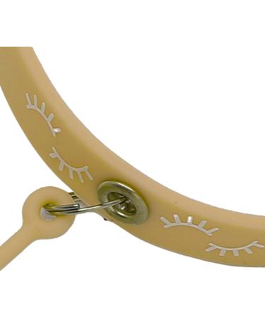 Lash Extension Tweezers Holder Bracelet Tweezer Protector Wrist Band Soft Elastic Replaceable String Lightweight Static Silicone for Salon (Yellow) - Buy Online on GoSupps.com