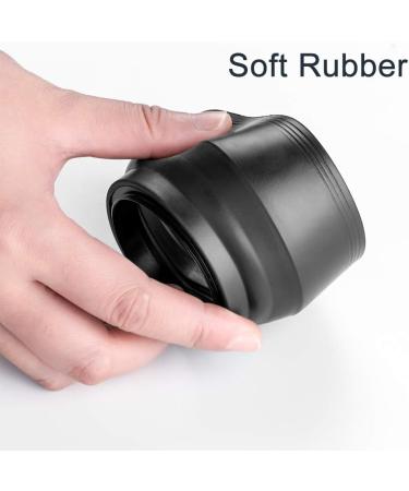 62mm Universal Collapsible Lens Hood with Lens Cap for Canon Nikon Sony Pentax Olympus Fuji Camera - Buy Online on GoSupps.com