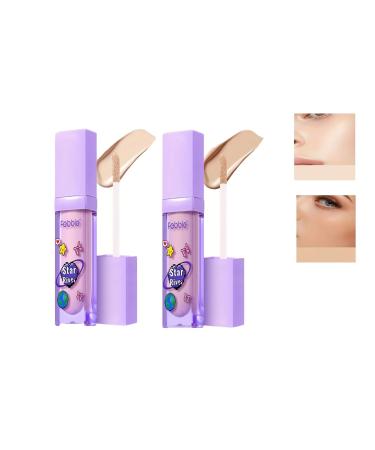 Moisturizing Concealer Stick Lightweight Full Coverage Long Lasting Conceals Corrects Hydrates Long-Wear Matte Finish Waterproof & Lightweight For All Skin 2 Pcs (0103)