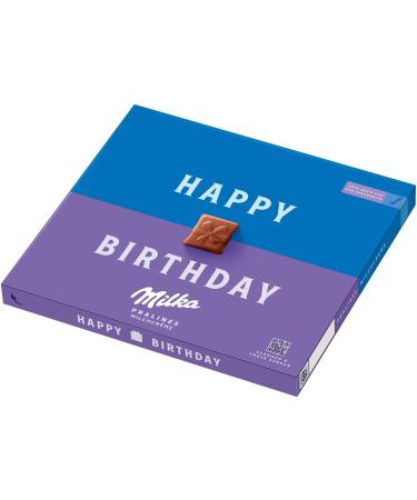 Milka - Congratulations Milk Chocolate Pralines (Herzlichen Gl ckwunsch Pralin s Milchcr me) | Total Weight 110 grams - Buy Online on GoSupps.com