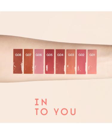INTO YOU Lip Stain - Long Lasting Lip Gloss & Tint Smudge-Proof Glitter Liquid Lipstick Moisturizing Lip Plumper for Dry Lips (G07) - Shop Now - Buy Online on GoSupps.com