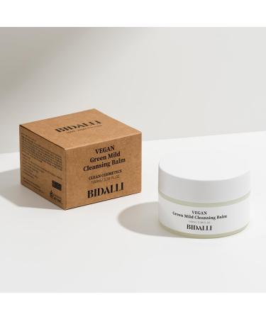 Vegan Green Mild Cleansing Balm - Gentle Korean Makeup Remover & Hydrating Wash for All Skin Types - 100% Vegan & Cruelty-Free (100ml - Buy Online on GoSupps.com