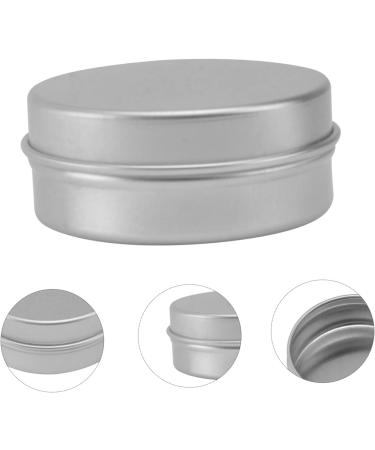 minkissy Box Powder Makeup Lip Gloss Containers Aluminum Cream Container Empty Aluminum Tins Travel Jar Storage Tank Storage Box Storage Jar Toiletries Tin Box medium As Shown - Buy Online on GoSupps.com