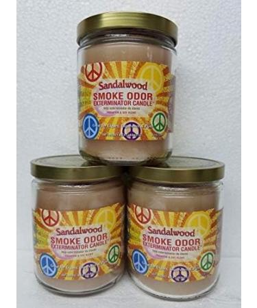 Smoke Odor Exterminator Candles - 13 oz Sandalwood Scent - Buy Internationally Online - Buy Online on GoSupps.com