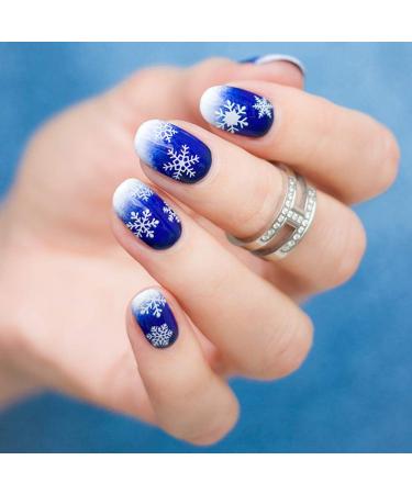 1500+ Christmas Nail Art Stickers - Self-Adhesive Santa, Snowflakes & More | 12 Large Sheets for Festive Nail Designs - Buy Online on GoSupps.com