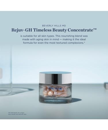 Rejuv-GH Timeless Beauty Concentrate - Anti-Aging Collagen Support Wrinkle Reduction & Skin Firming with Hyaluronic Acid Polypeptides & Holy Basil (30 Capsules - Buy Online on GoSupps.com