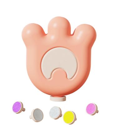 Automatic Nail Cleaning Electric Nail File Cleaning Tool Convenient Nail Trimmer Nail Griding for Accessories Kids Fingernails Pink