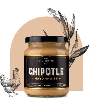 The Condiment Co Mayonnaise Pick N Mix - Choose From 6 Flavours | Chipotle Classic Garlic Hot Chilli Lemon Vegan - Lovingly Made In West Sussex - Pack of 2 x 300g - Buy Online on GoSupps.com