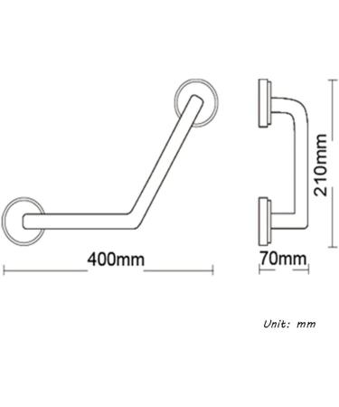 Shower Grab Bar Bathtub Grip Accessible Safety Bathroom Handrail Wall Mount Towel Holder Toilet Handrail For erly Disabled Bathroo - Buy Online on GoSupps.com