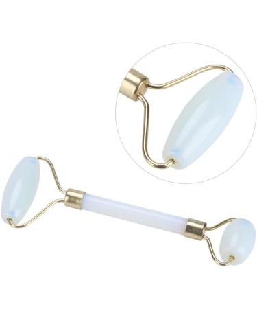 Verdant Touch Artificial Jade Roller - Double Head Face & Eye Massager | Anti-Aging Beauty Tool - Buy Online on GoSupps.com