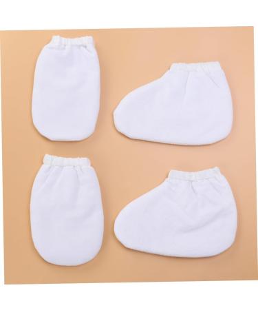 POPETPOP 2 Pairs Warming Gloves Warm Gloves Warmer Gloves Thermal Glove Cotton Gloves Paraffin Wax Gloves Heat Mitts Skin Nourishment Gloves Polyester Gloves Cosmetic Hand Wax White M White - Buy Online on GoSupps.com