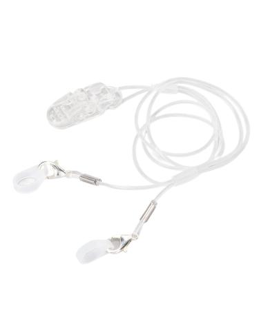 Hearing aid fixation belt prevents loss simple fastening transparent color hearing aid clip holder for seniors for working