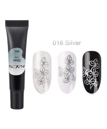 KADS Nail Stamping Gel Polish Set 2 - 4 Colors 8ML UV LED Gel for Stamping Plates - Buy Online on GoSupps.com