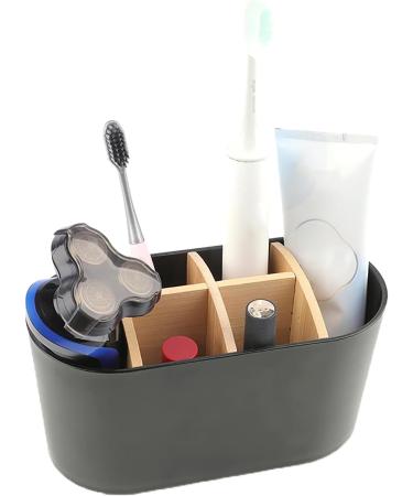 Yawl Six-Time Toothbrush Holder & Organizer with Divider - Includes 4 Toothbrushes | International Shipping Available - Buy Online on GoSupps.com