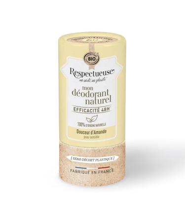 My Natural Deodorant Effective 48h Organic 50g Sensitive Skin Almond Softness Respectful
