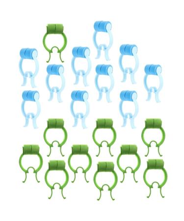 Nasal Stop Clip Nose Stop Clips 20pcs Plastic Foam Nasal Stopper Clips Anti Snoring Devices for Accidental or Emergency Condition Nosebleeds Clip