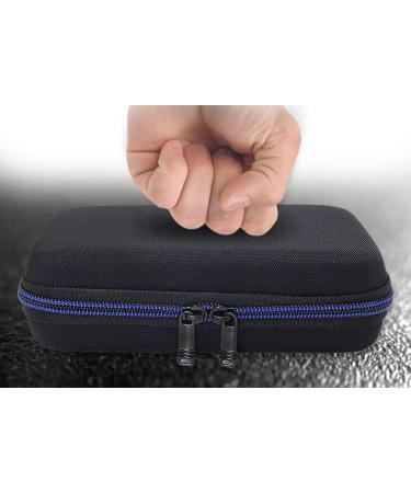 EVA Hard Diabetic Supplies Travel Case - Blue Organizer for Testing Kit, Glucose Meter, Insulin Syringes & More - Buy Online on GoSupps.com