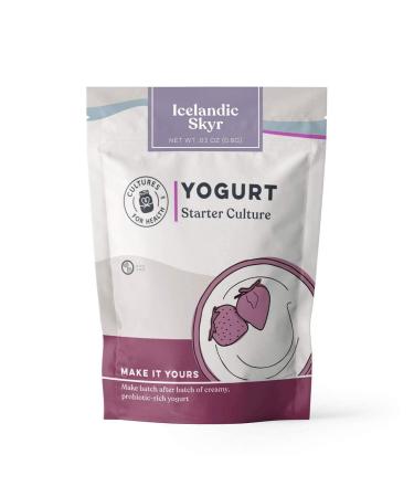 Cultures For Health Icelandic Skyr Yogurt Starter Culture | Make Your Own Yogurt and Cheese At Home | Versatile Creamy Yogurt Full Of Probiotics | Gluten Free, Non-GMO