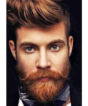 Moustache and Beard Wax for Men with Moisture Resistant Feature - Sweet Orange 15ml + Pocket-Sized Comb | Promotes Facial Hair Growth - Buy Online on GoSupps.com