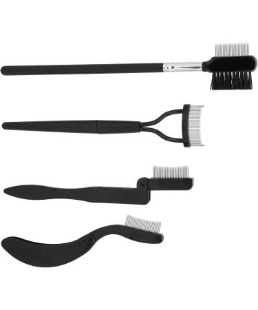 Eyebrow Comb Eyelash Separator Grooming Brush Set with Stainless Steel Teeth Easy Hold Handle Easy Cleanup Ideal Eye Makeup - Buy Online on GoSupps.com