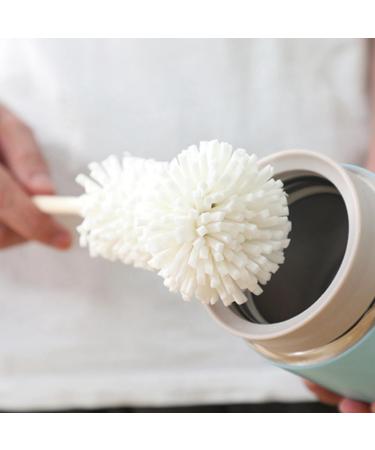 Dewedrt Sponge Brush Long Handle Cup Scrubber Cleaner Kitchen Cleaning Tool Bottle - Buy Online on GoSupps.com