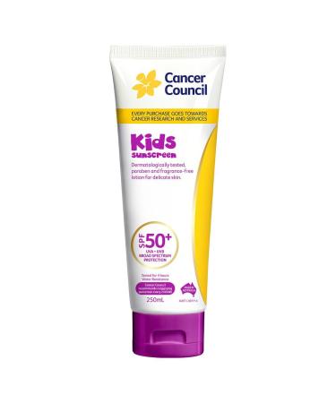 CANCER COUNCIL SPF50+ Kids Sunscreen Tube 250mL