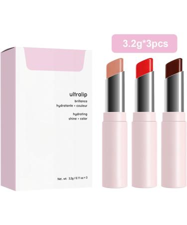  bellv Moisturizing lip balm for dry lips 3-pack of waterproof non-greasy long-lasting lip glosses Girls' face makeup for home work shopping Bellv - Buy Online on GoSupps.com