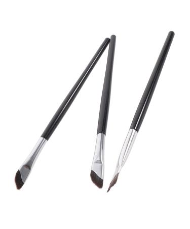 Healeved 3pcs Set Liner Brush Eyeliner Tool Applicator Eye Brush Angled Concealer Brush Eyeshadow Brush Brow Brush Angled Makeup Brush Eyeliner Applicator Tool Eyebrow Concealer