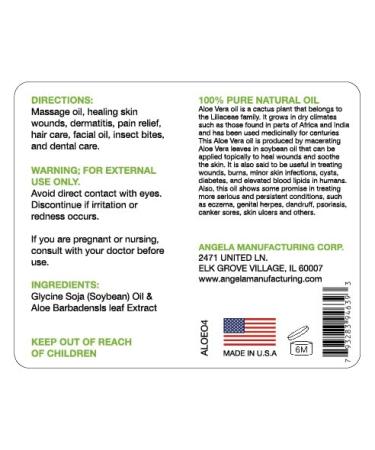 STAR CARE 100% Virgin Oil 4oz (Aloe Vera) - Buy Online on GoSupps.com