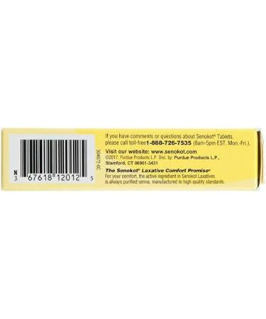 Senokot Extra Strength Natural Vegetable Laxative 12 Tablets - Fast Relief - Buy Online on GoSupps.com