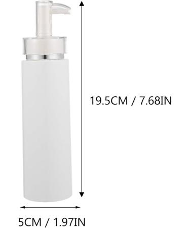 FRCOLOR 2pcs 200ml Plastic Pump Dispenser Bottles for Lotion Massage Oil Shampoo Empty Containers Refillable Liquid Accessories - Buy Online on GoSupps.com