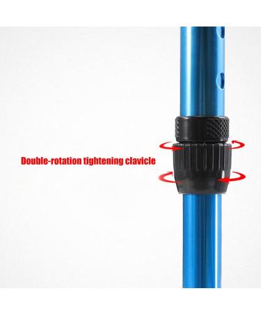 Forearm Crutch Portable Folding Walking Crutch for Adult Adjustable Telescopic Underarm Cane Crutch for Seniors Disabled Elderly Blue Lucky Star Selfless dedication - Buy Online on GoSupps.com