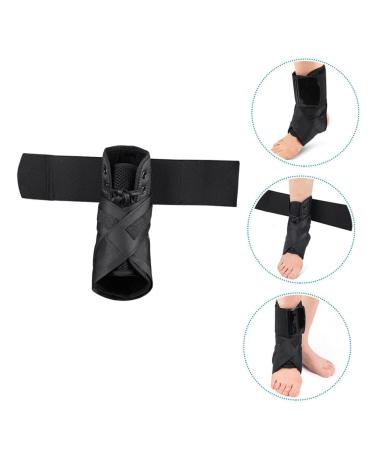 Adjustable Ankle Brace with Side Stabilizers | Pain Relief for Sprained Ankle Plantar Fasciitis & Achilles Tendonitis - Large Size (7.5-9.5 - Buy Online on GoSupps.com