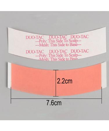 Wyerewel 36Pc/Bag Super Strong Duo-Tac Wig Hair Double Tape Adhesive Extension Hair Strips Waterproof for Toupees/Lace Wig Film - Buy Online on GoSupps.com