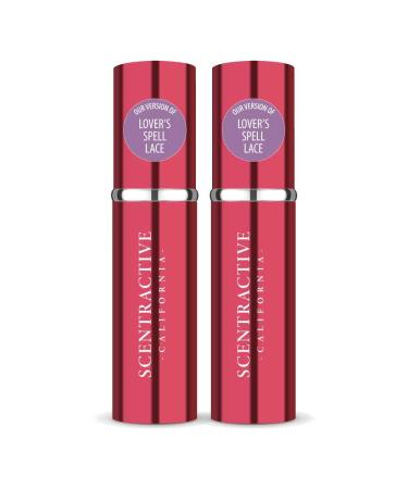 CA Perfume Impression of Victoria S. Lover s Spell Lace For Women Replica Version Fragrance Dupes Concentrated Long Lasting Eau de Parfum Spray Refillable Atomizer Bottle 0.17 Fl Oz/5ml-X2 VICTORIA S. LOVER S SPELL LACE IMPRESSION 0.34 Fl Oz (Pack of 1)