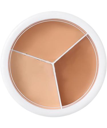 Cream concealers cream foundation - Cream foundation concealer | 3-color illuminating cream face palette color-correcting concealer concealer for dark spots - Buy Online on GoSupps.com
