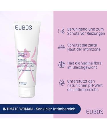 Eubos Intimate Woman Care Balm | Protective Vegan Balm for Vaginal Flora | All-Day Freshness & Hygiene | 125ml - Buy Online on GoSupps.com