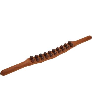 Ververt Touch Wood Massage Tab 20 Pearl Full Body Muscle Relief Tool Ergonomic Trigger Point Scraper - Buy Online on GoSupps.com