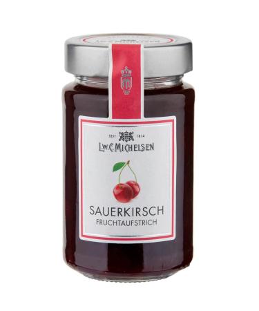 L.W.C. Michelsen - Sauerkirsch fruit paste (260 g) - Fruity and intense taste - Natural without additives - Pure Naturality in a glass