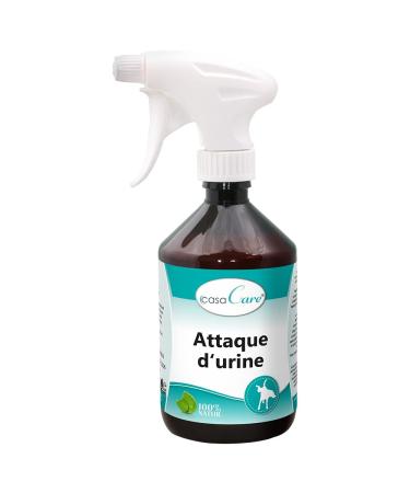 CDVet natural products Casacare Urinattack Spray bottle 500 ml - dog cat - with urine + feces tank - odor - harmless use - preventive + treating + economical - immediately + long -term effect - no special color 500 ml