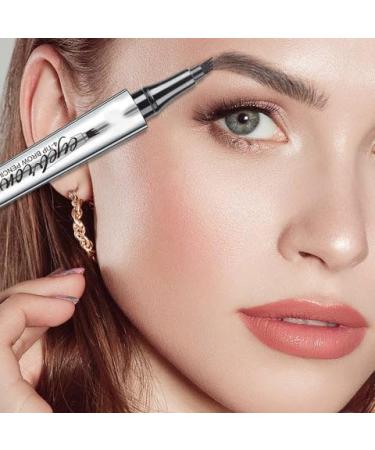 Blapee Eyebrow Pencil Blapee Waterproof Makeup Eyebrow Pen Blapee Eyebrow Microblading Pen Micro 4 Point Brow Pen (01#-2pcs) - Buy Online on GoSupps.com