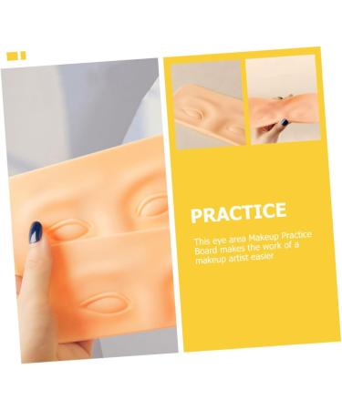 Mipcase 20 Pcs Eyebrow Practice Block Makeup Eyeshadow Fake Face Eye Makeup Board 3d Practice Tools Major 1 count (Pack of 1) As Shownx5pcs - Buy Online on GoSupps.com
