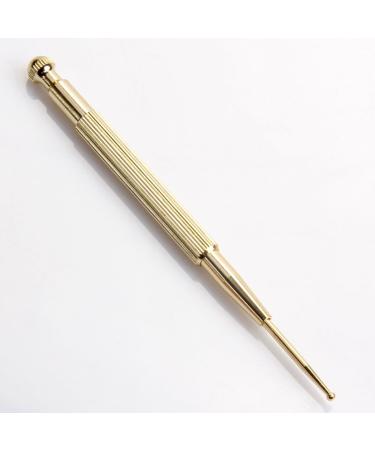 Minkissy Ear Tools - Facial Reflex Massage Acupressure Point Probe Brass Injection & Elasticity Gold Color - Buy Online on GoSupps.com