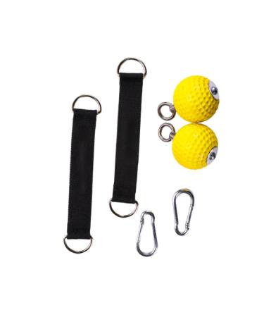 Minkissy 2 sentences Passage handle Handgelezen Training Balls Power Power Power Balls forearm Stress Household Training Ball Disorted Powerball Griffball Nylon 21x3.8cm Sorted Color Sorted Color