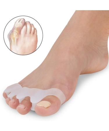 Buy Inhemi Toe Spreader Silicone - BPA Free Comfortable Hallux Valgus Correction for Men & Women - 2 Pieces for Hammer Toe & Claw Toe Relief - Buy Online on GoSupps.com