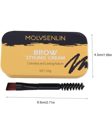 Beavorty Lip Stain Set Brow Wax 2 Pcs Eyebrow Styling Soap Practical Durable Makeup Tool Eyebrow Styling Cream for Women Ladies Soap Brows Clear Brow Wax - Buy Online on GoSupps.com