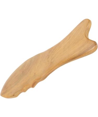 Verdant Touch Wood Gua Sha Board - Fish Form Universal Massage Tool for Face & Body | Premium Wooden Scraping Massage Device - Buy Online on GoSupps.com