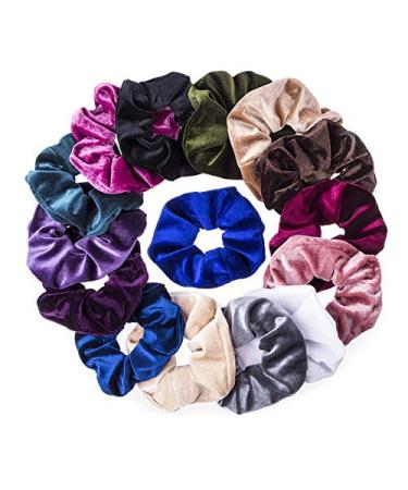 15-Piece Hair Tie Set - Elastic Hair Tapes Ponytail Holders & Scrunchies for Women & Girls - Premium Hair Accessories - Buy Online on GoSupps.com